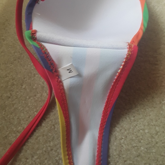 Rainbow bikini size medium - Picture 6 of 7